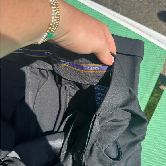 Arrow Charcoal Gray Trousers - Picture 2 of 3